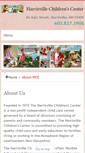 Mobile Screenshot of harrisvillechildrenscenter.org